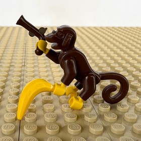 LEGO Pirates 1: Monkey, PISTOL, BANANA 2550c01, 6273, ROCK ISLAND REFUGE, 1991