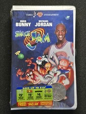 Space Jam Sealed Commemorative Coin VHS 1997 Clam Shell Case Michael Jordan READ