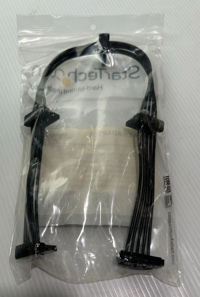 StarTech.com PYO4SATA 4x SATA Power Splitter Adapter Cable - Image 2 of 2