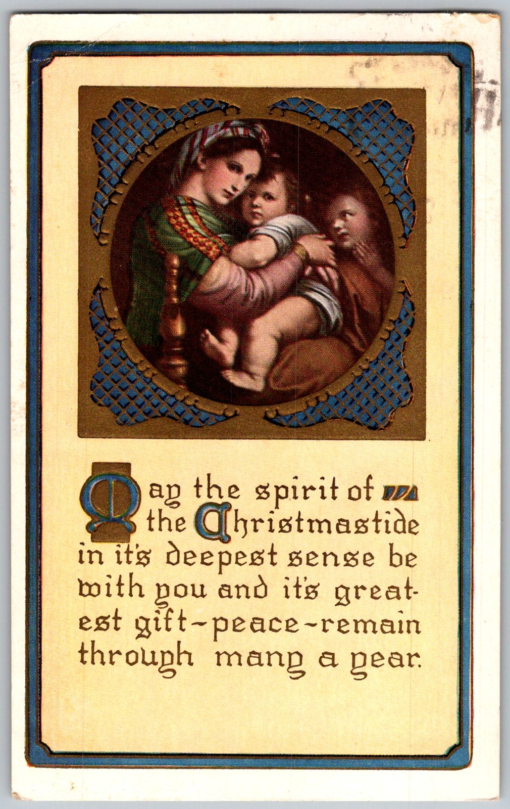 Antique Postcard Madonna and Child Port Townsend, WA 1900s