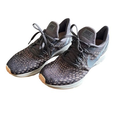 Nike Air Zoom Pegasus 35 Womens 9 Thunder Grey Rose Running Shoes 942855-008