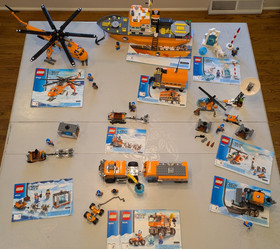 LEGO City 2014 Arctic Bundle Lot 60062 60034 60035 &ndash; Mixed Completeness - EUC