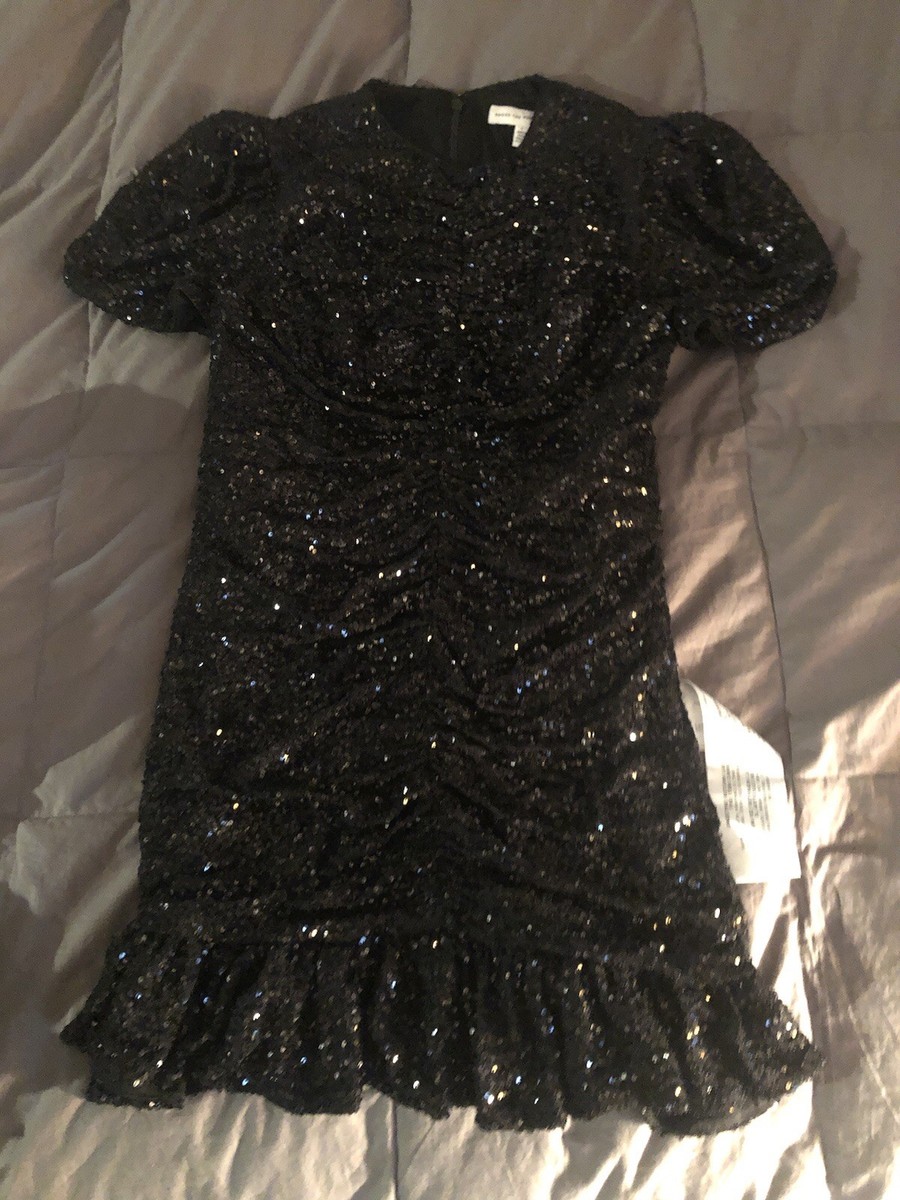 dress the population black sequin dress Dress the Population Sloane Sequin Dress - Black