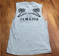 Harley-Davidson Jamaica Sleeveless Gray Men's Casual T-Shirt