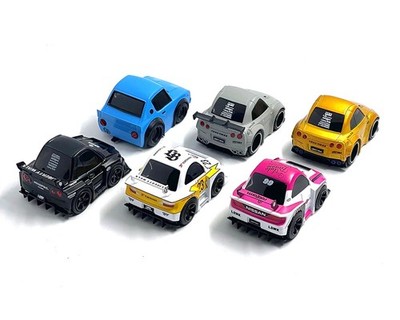 Mini GT QubeCarz Series 1 Liberty Walk Set of 6 Cars 1/64 OPENED