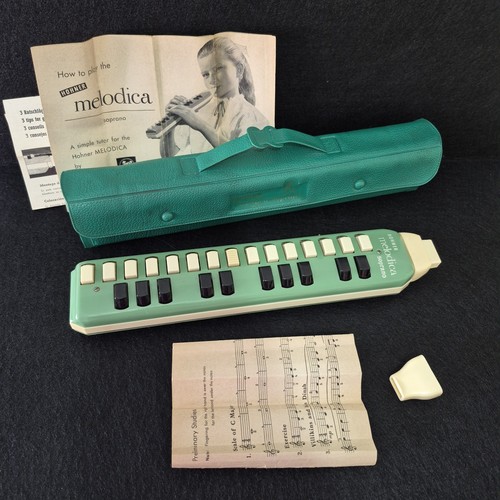 1960s Vintage Hohner Melodica Soprano | Case & Instructions | Tested | VGC