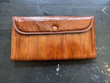 vintage eel skin wallet