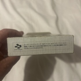 F-ZERO w/box manual Nintendo Super Famicom SFC From JAPAN w/ protective case.  