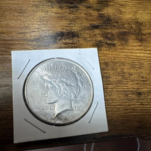 1922 Peace Dollar Silver $1 Coin United States .900 Fine Composition Uncertified