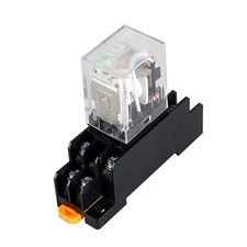1PC 12VDC 8-Pin 5Amp Electromagnetic Power Relay DPDT 2NO 2NC Relay Coil with...