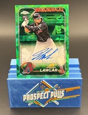 2024 Topps Chrome Update Sapphire Jordan Lawlar Auto Green /99 #USA-JL DBacks RC