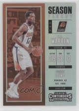 2017 Panini Contenders Season Ticket Premium Edition Silver Prizm TJ Warren 0f8