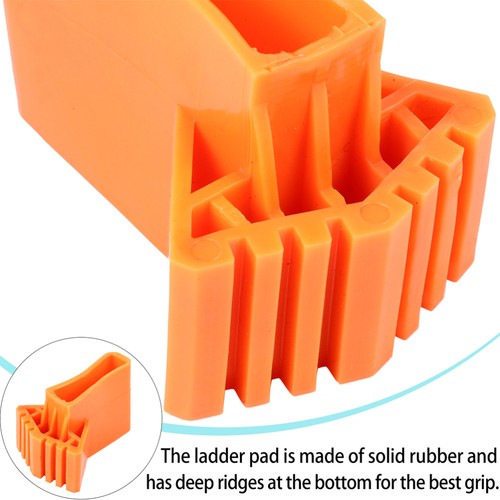 2 Pack Non-slip Mat Ladder Foot Pad Feet Covers Stabilizer End Caps - Bild 11 von 12