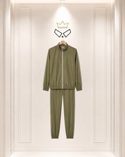 Lacoste Men's Regular Fit Green Monogram Crocodile Tracksuit Size Large