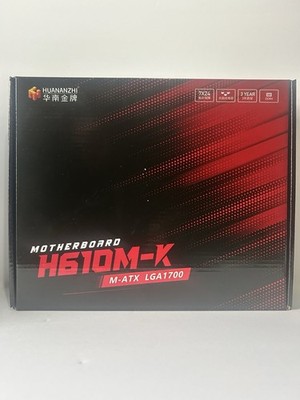 H610M-K LGA 1700 DDR4 motherboard, working, Never used