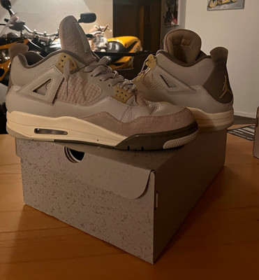 Jordan Air Jordan 4 Retro SE Craft Sneaker, Grau Größe 47 Herren