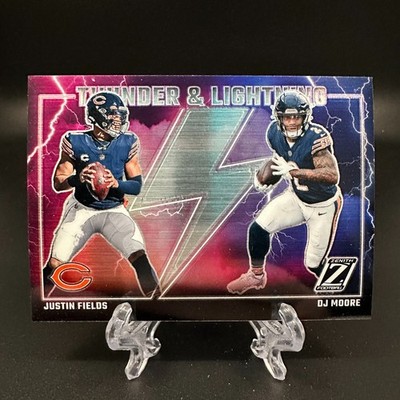 2023 Panini Zenith Thunder & Lightning Justin Fields / DJ Moore #5 Bears