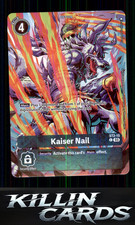 Kaiser Nail ST2-15 C Digimon Card Game Common Starter Deck 02: Cocytus Blue Card