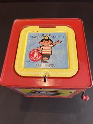Matty Mattel Vintage Jack in the Box Clown - Not Working - For