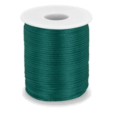Nylon String Cord 2mm x 55 Yards Thread Twine String Beading Cord,Dark Green