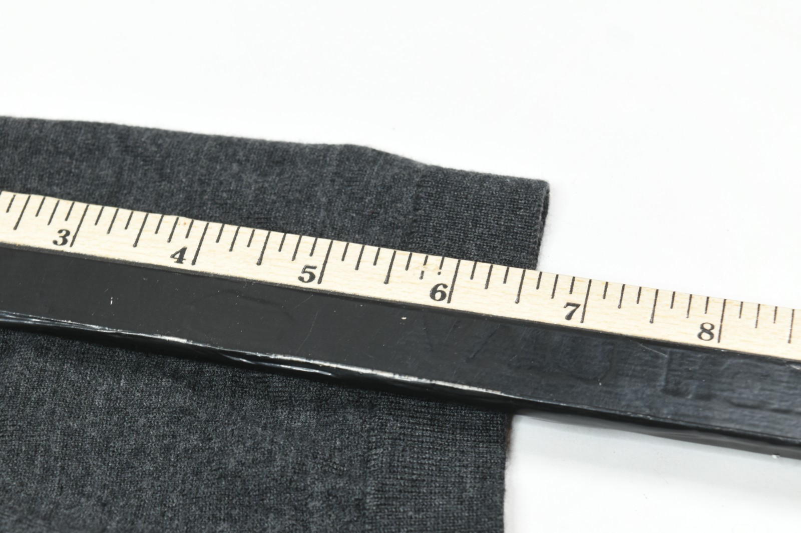 Theory Regal Wool Basic Tee Womens Medium Gray Sh… - image 10