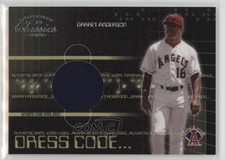 2003 Donruss Classics Dress Code 51/100 Garret Anderson #DC-42 0q4x