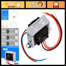 24V 40VA Isolation Transformer, 120/208/240V Primary, HVAC Foot Mount, Multi-Tap