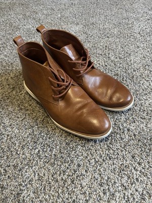Cole Haan Zero Grand Mens 11.5 Tour Chukka Boots Brown Leather C29589