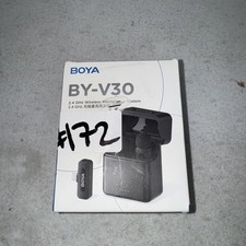 BOYA BY-V30 Microphone Wireless for iPhone 15/16, Android, Mini Microphone, 36h