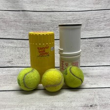 Tennis Ball Saver by Gexco Yellow White Container 3 Balls