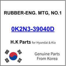 Genuine 0K2N3-39040D RUBBER-ENG. MTG, NO.1 for Hyundai / Kia