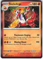 Skeledirge 038/198 Pokemon SV01: Scarlet & Violet Base Set Holo Rare NM