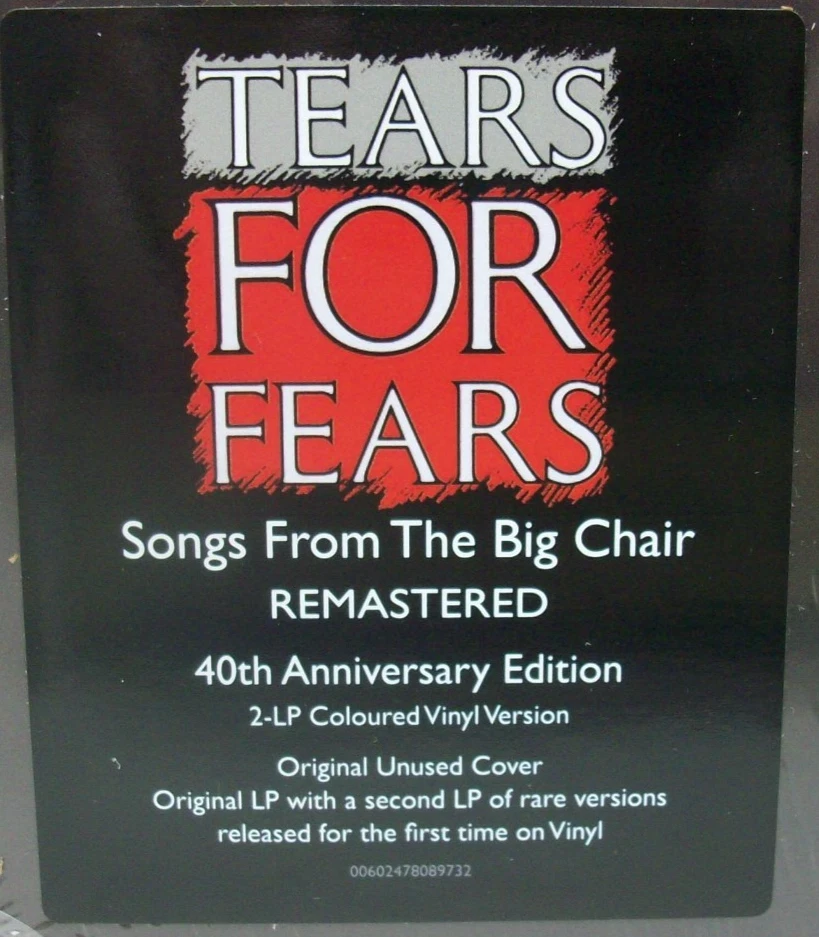 NEW & Sealed Tears For Fears "Songs From The Big Chair" 2-LP Color Vinyl Records - Image 2 of 3