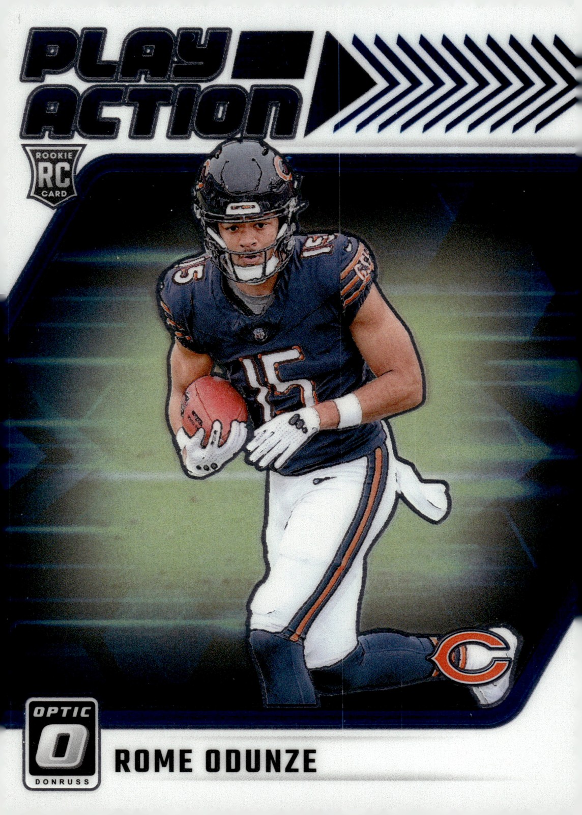 2024 Donruss Optic #3 Rome Odunze Play Action