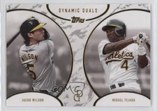 2025 Topps Dynamic Duals Online Exclusive Jacob Wilson Miguel Tejada Rookie RC