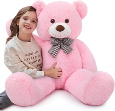 Giant Teddy Bear 4 Feet, Adorable Cuddly Big Very Large Valentines Day Present