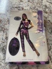 Galactic Skeleton Costume Jumpsuit Halloween Women  s Size medium 8-10