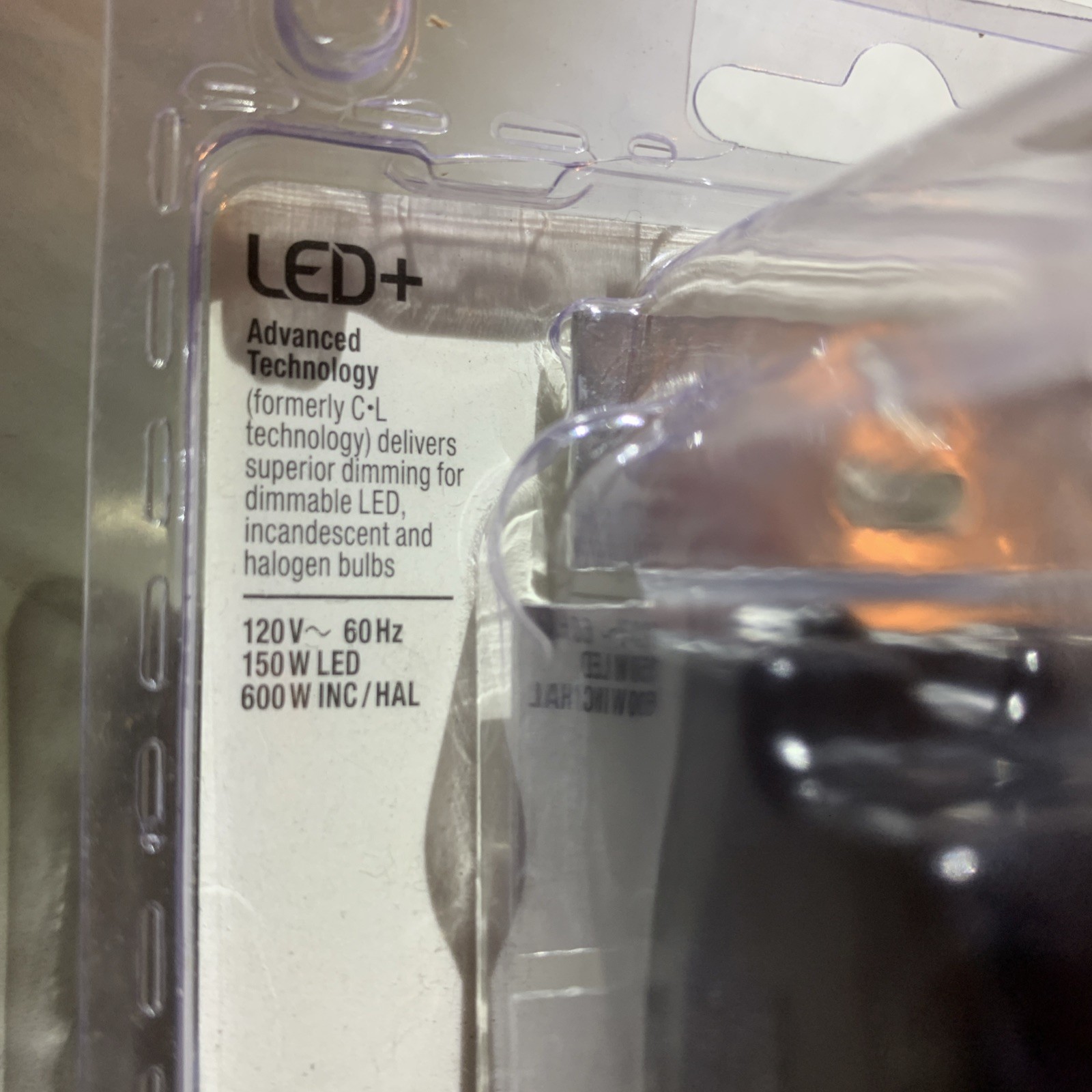 Dim Light Sensor Lutron Dalia LED+ White Illuminated Rotary Light Dimmer Switch 150W For ...