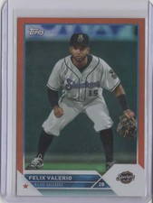 2023 Topps Pro Debut Orange Foil #PD55 Felix Valerio    08/25