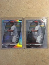 2025 Panini Prizm #158 Aroon Escobar Silver Prizm & Base card Phillies