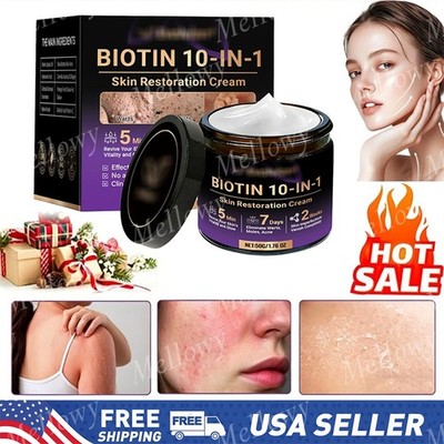 Biotin 10-in-1 Skin Restoration Cream, 2026 New Skin Treatment Cream ~US STOCK