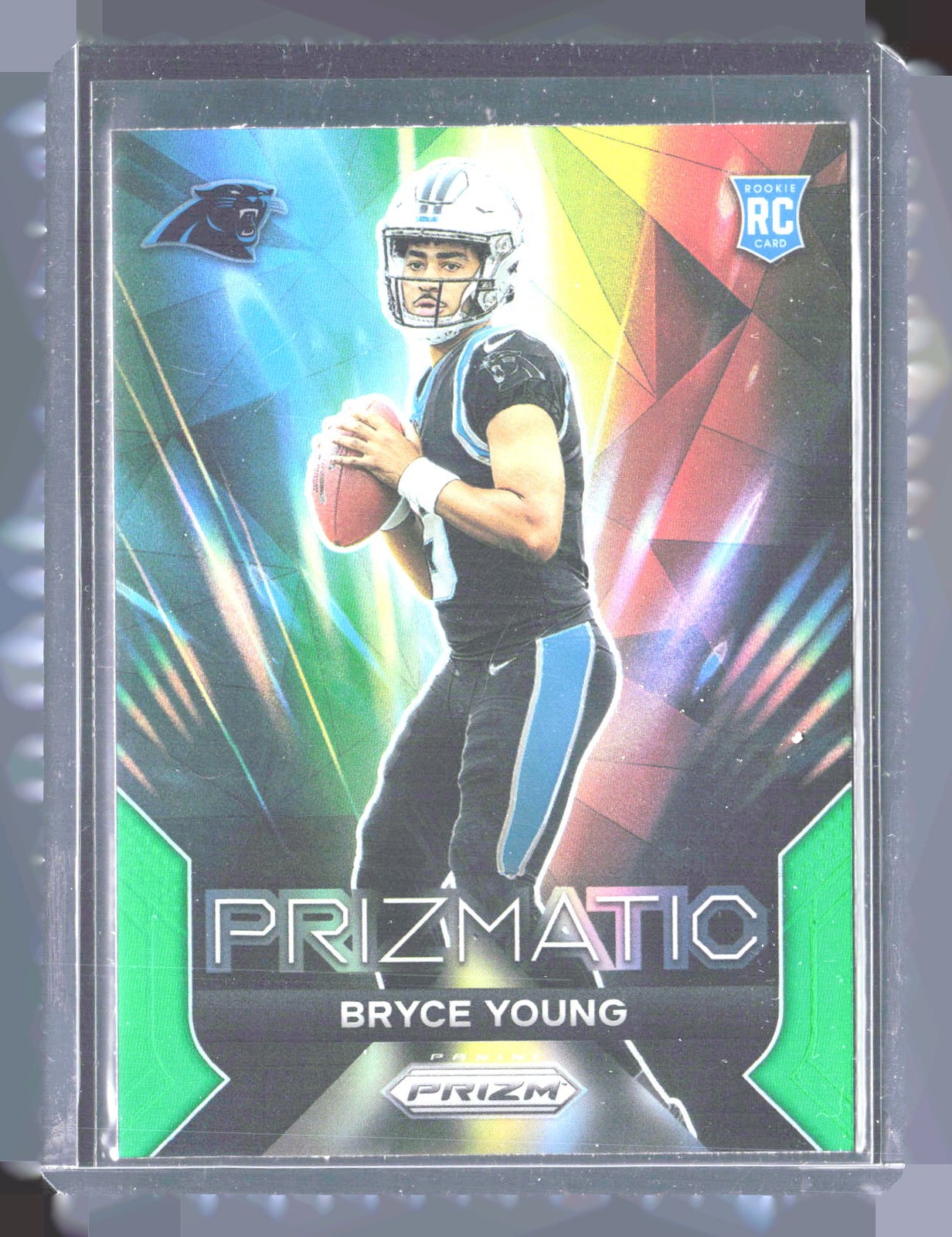 2023 Panini Prizm #4 Bryce Young Prizmatic Prizms Green
