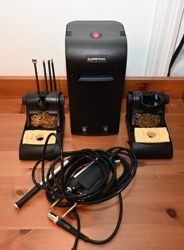 Metcal MX-5200 System, Dual Soldering Station, MX-PS5200, MX-H1-AV, and MX-PTZ