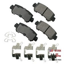 Akebono ACT1624 Ultra premium Brake pad Set, GREY