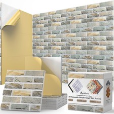 ArtVivid 12Pack Acoustic Panels, Brick Pattern Sound Proof Panels for Walls