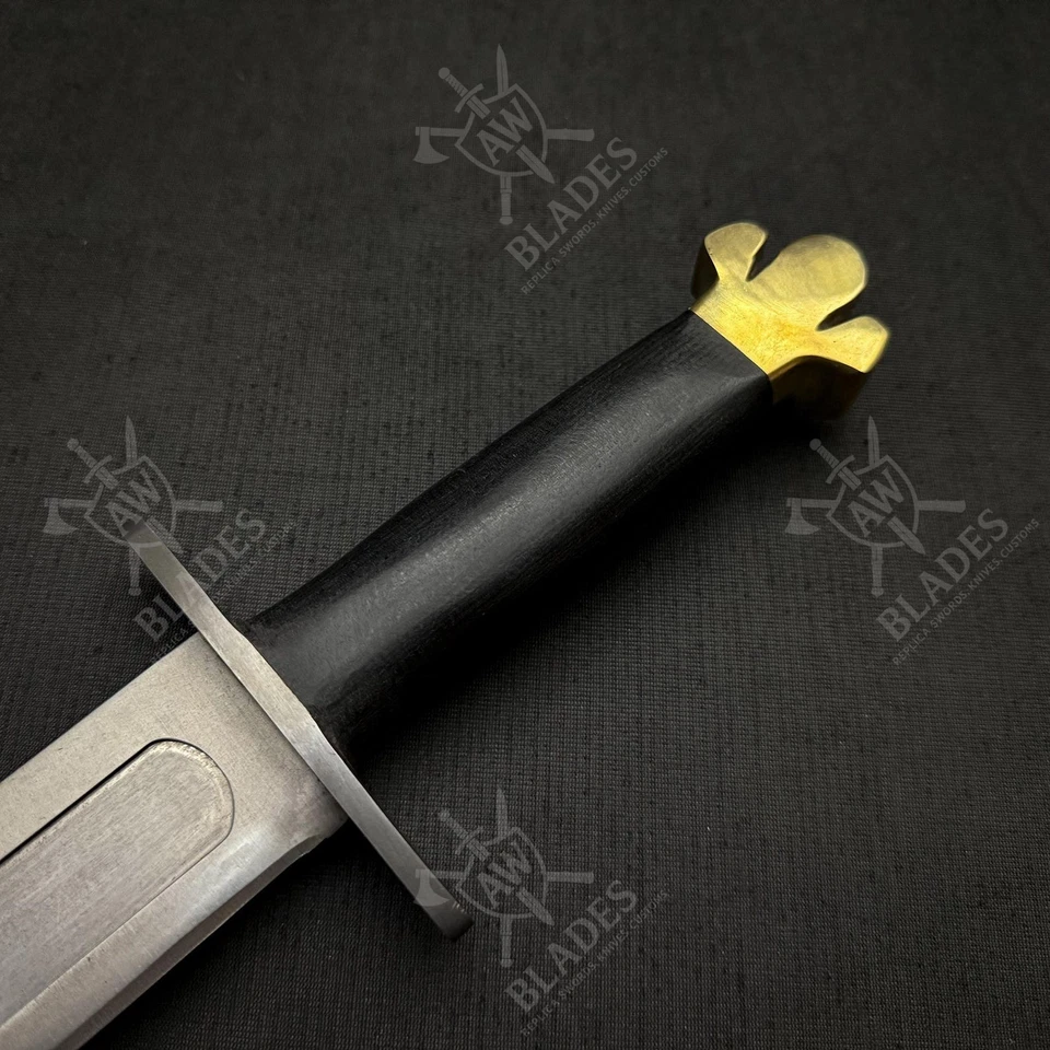 The Last Kingdom Handmade Uhtred Knife Replica Movie Replica With Leather Sheath - Image 3 of 4