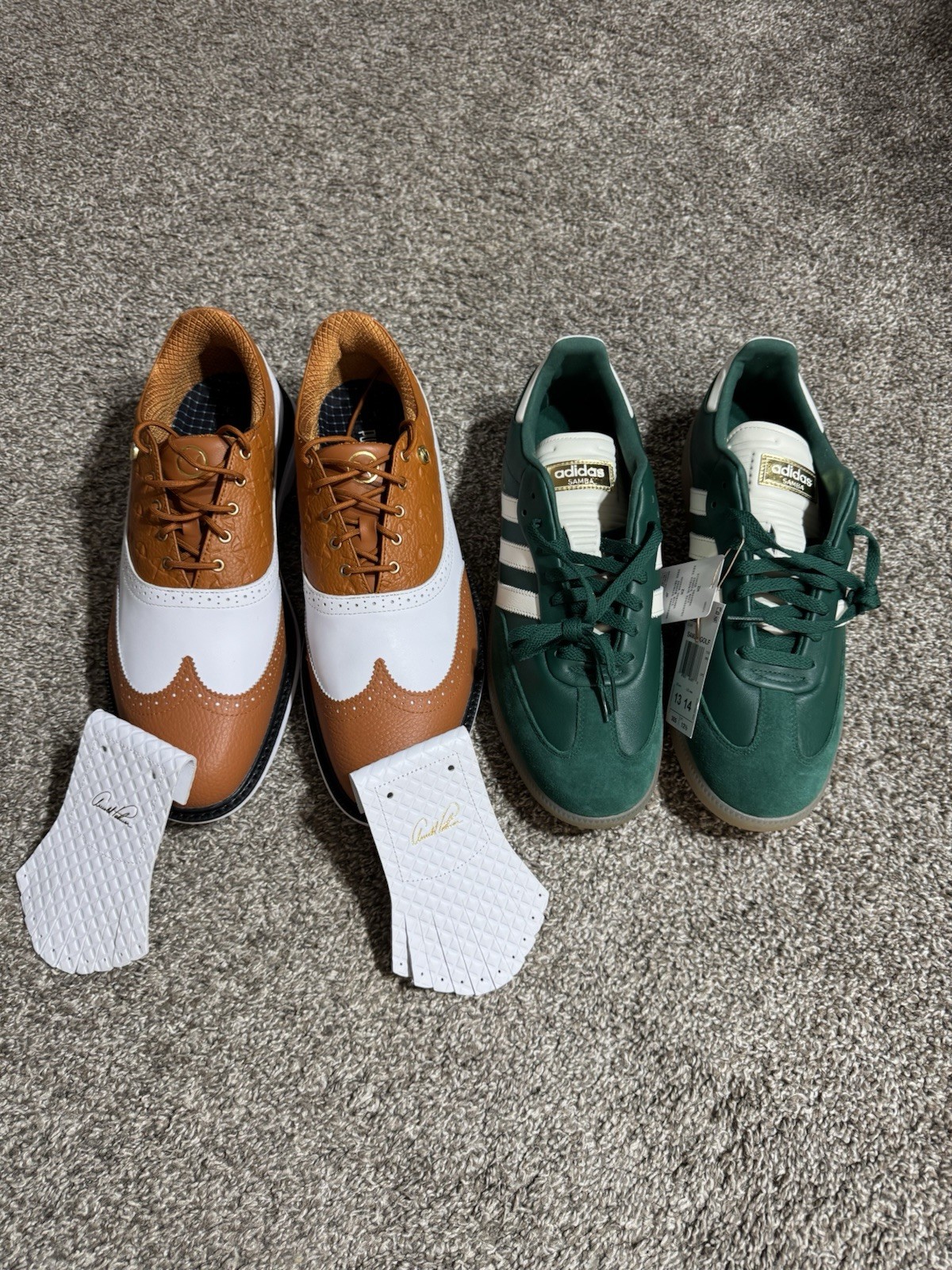 2 Pair Of New Men’s Golf Shoes Size 13. Adidas And Puma Arnold Palmer. No Box