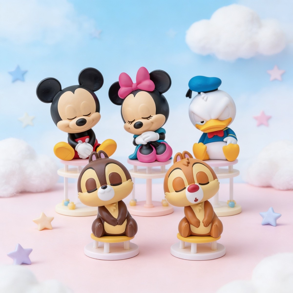 Disney Blind Box Capsule Japan Mickey Friends Desk Pet Figure 1