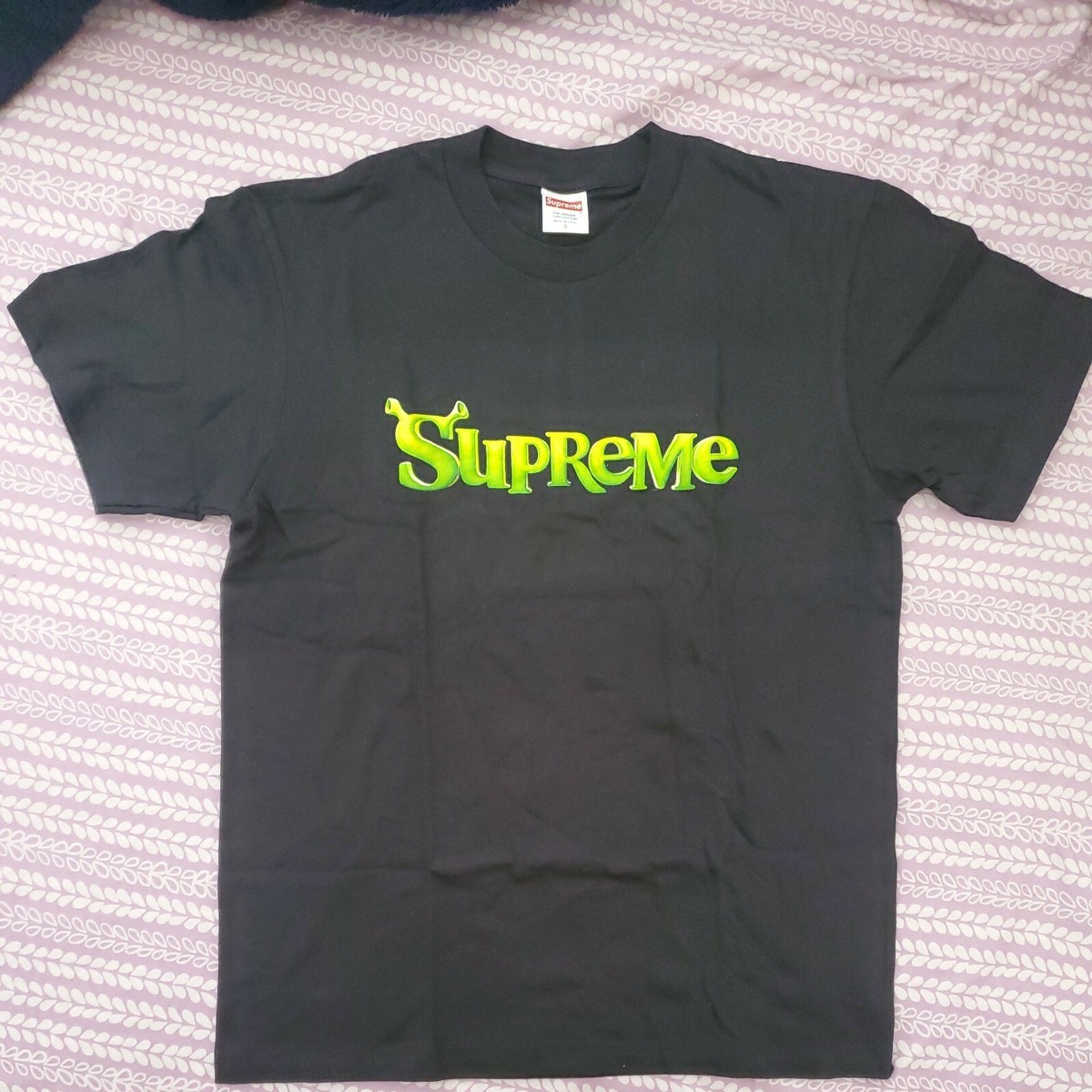 Supreme Shrek Tee T-Shirt Size Small Black FW21 Supreme New York 