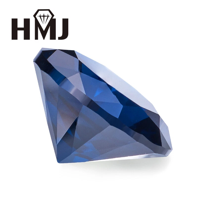 3mm-15mm Blue Natural Flawless Spinel Round Cut Loose Gemstone Certified Jewelry - Image 4 of 4